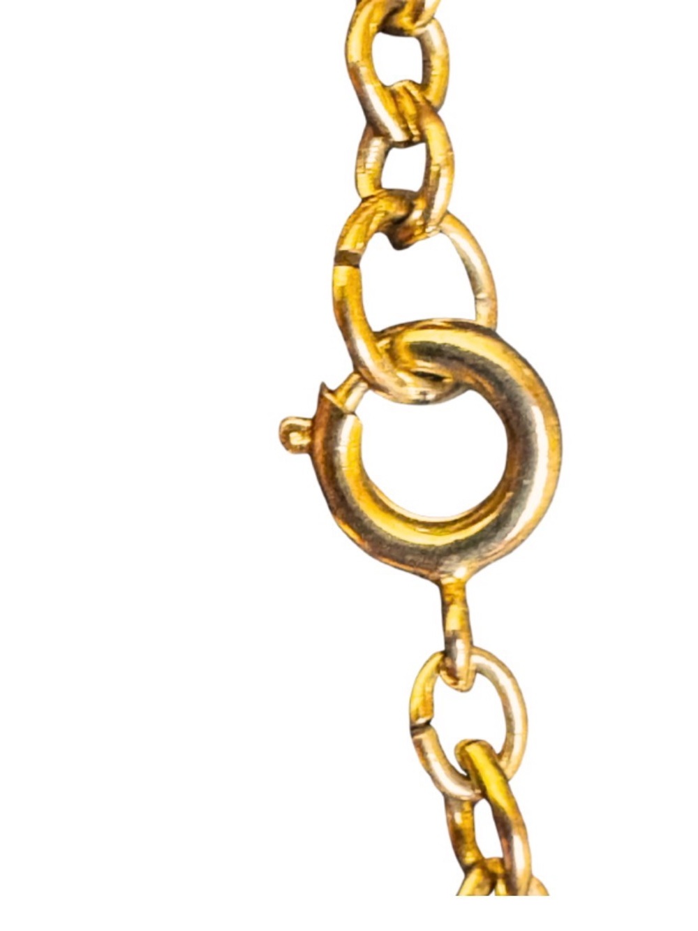 62 inch Vintage Chain with Gucci Keychain piece - Picture 5 of 6